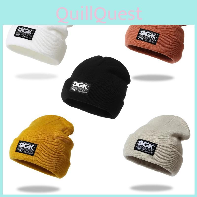 Crossborder Knitted Cap With Letter Embroidery Windproof Insulated Winter Hat For Men And Women
