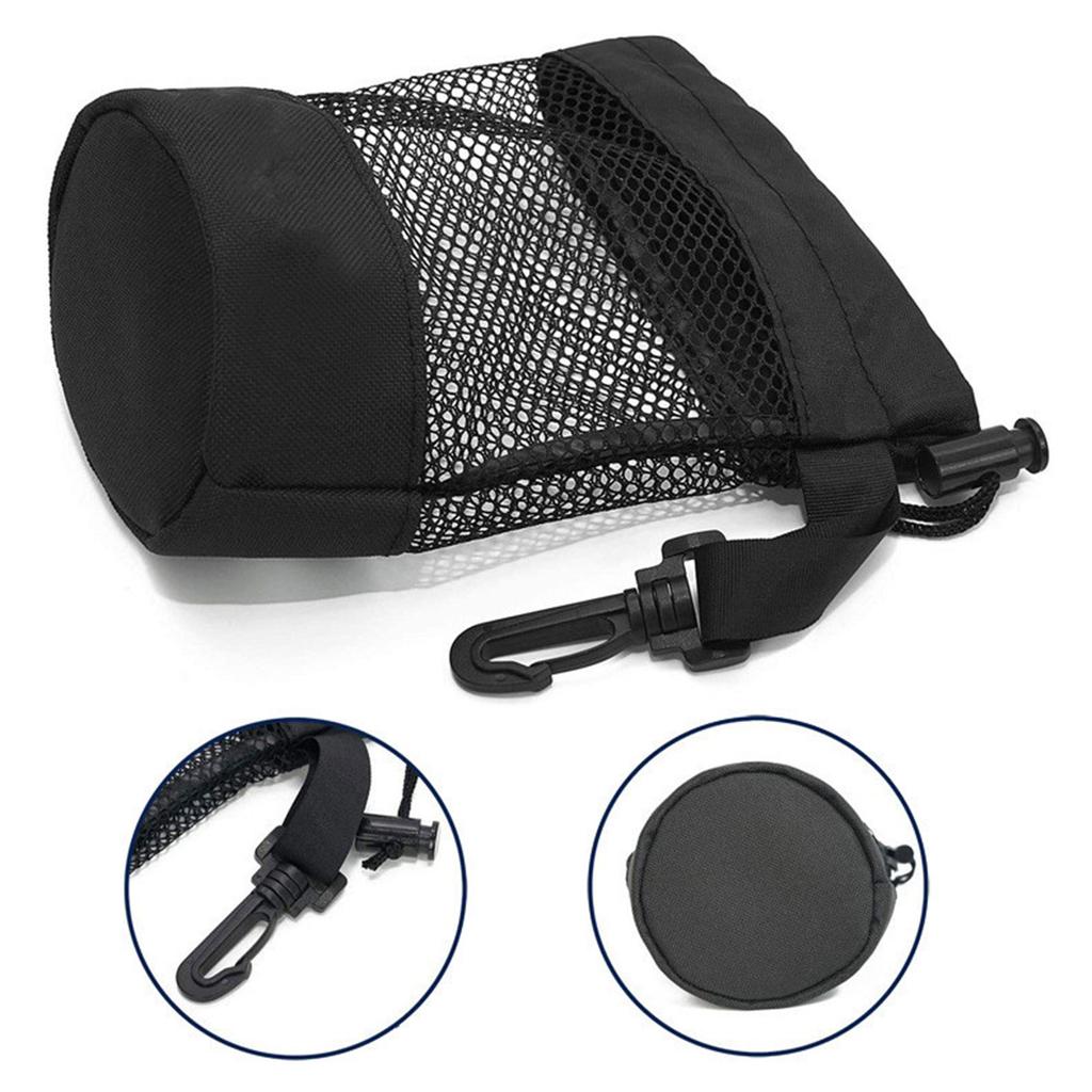 Golf Ball & Toy Storage Bag Multi-Purpose Net Pouch Mesh Drawstring Pouch for Table Tennis Balls Kids Toys Diving