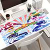 Mighty Morphin Power Rangers Theme Premium Non-slip Mouse Pad with Stitched Edges,Durable Rubber Material,for Desktop & Gaming Great Gifts