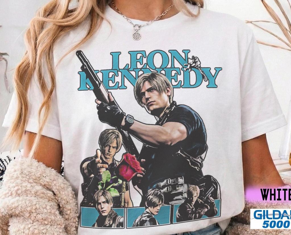 Limited Leon Kennedy Shirt, Resident Evil Requiem, RE9 Fan Tee