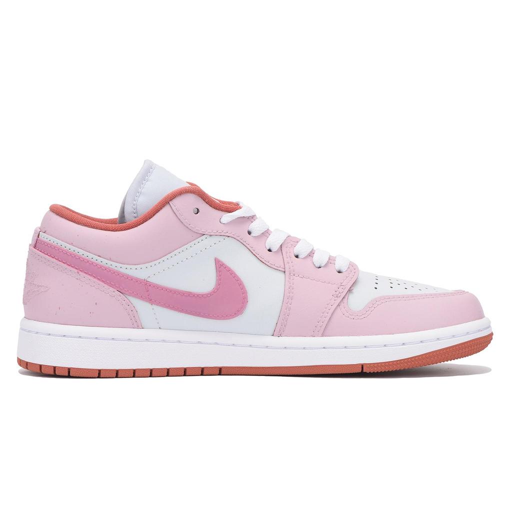 Jordan Air Jordan 1 Slip Resistant Coverage Low top Vintage Basketball Shoes Women's Pink DC0774-080(Team-SBOX)