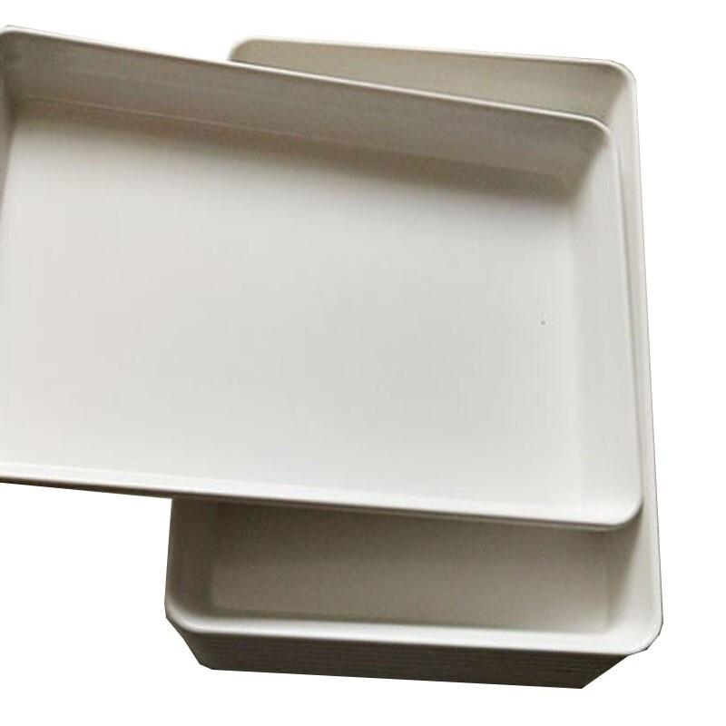 Homeglen Weißes Rechteckiges Melamin Buffet Tablett