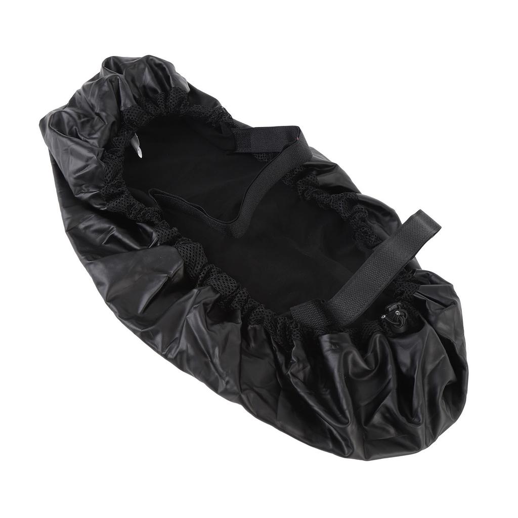 Motorcycle Seat Cover Waterproofing Sun Protection Breathable Seat Cushion Protector Cover for Scooter Black