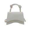 Elegant Women's Casual Pu Handbag Stylish Solid Color Small Square Bag For Fall