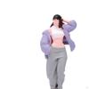 1:64 Girl Miniature Figure Mini Model Decoration Small Painted Photography Prop Diorama People