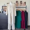 Autumn and Winter New Slim-fit and Thin Knitted Cardigan Sling Vest Wide-leg Pants Knitted Three-piece Set