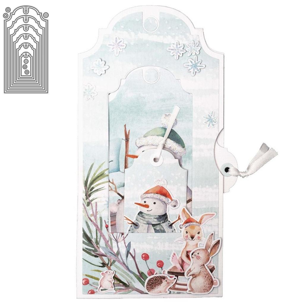 Border Labels Metal Cutting Dies Stencil For DIY Scrapbooking Embossing Paper Cards Album Making Decorative Craft Cut Template