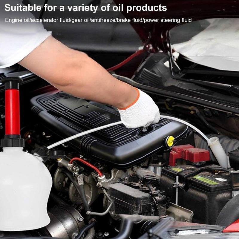 Brake Bleeder Kit 3.5L Manual Vacuum Pump for Car Motorcycle Brake Fluid Change DIY Garage Tool Mechanic Equipment