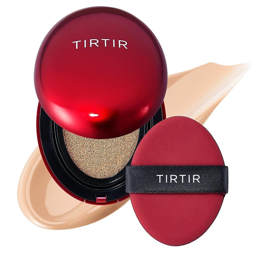 TIRTIR MINI MASK FIT RED MINI CUSHION 23N SAND - Cushion Foundation Shade 23 Natural Sand - Mini Version