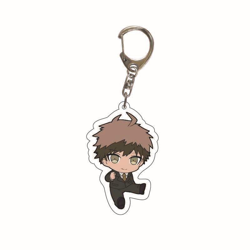 Danganronpa Monokuma, Makoto Naegi & Junko Enoshima Acrylic Keychain Charm Figure