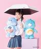 Moonbat CARE Compact Folding Parasol with Heat and Light UV Suitable for Sun and Includes Carabiner and WISH Mint Green BEARS™ (Care Bear™) Blocking,
