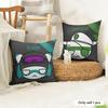 Game DDOKKAEBIS Cushion Cover Natural Linen Organic Fabric DoubleSided Printing Couch Pillow Covers Home Decor