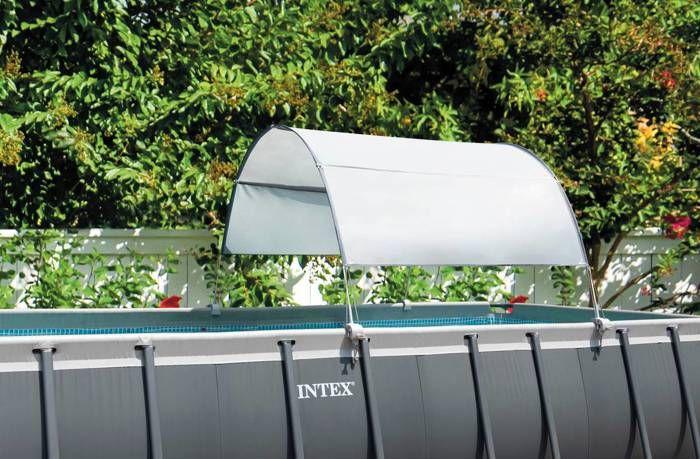Voile D'ombrage - INTEX - Pour Piscine Hors Sol - Anti-UV - 300 X 185 Cm