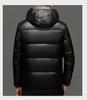 Men's 2025 High Fill 90 White Duck Down Jacket - Fashionable Thickened Winter Puffer for Middle Age