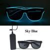 Hot Sale Luminous Neon Glasses With Lights LED Eyeglasses Bar Rave Parties Props Glowing Glasses Festival Club Supplies