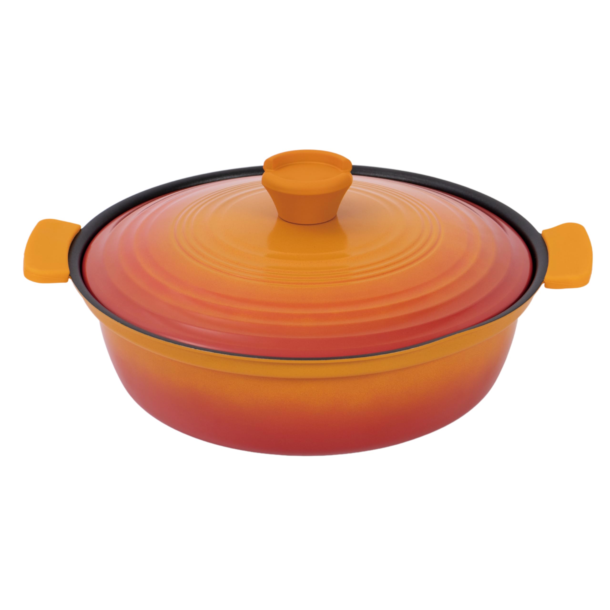 

3 to 5 Takeda Corporation Orange Lightweight clay pot style tabletop pot 26cm [Pot/Tabletop pot/For people] No. 8.5 YKDT-26OR
