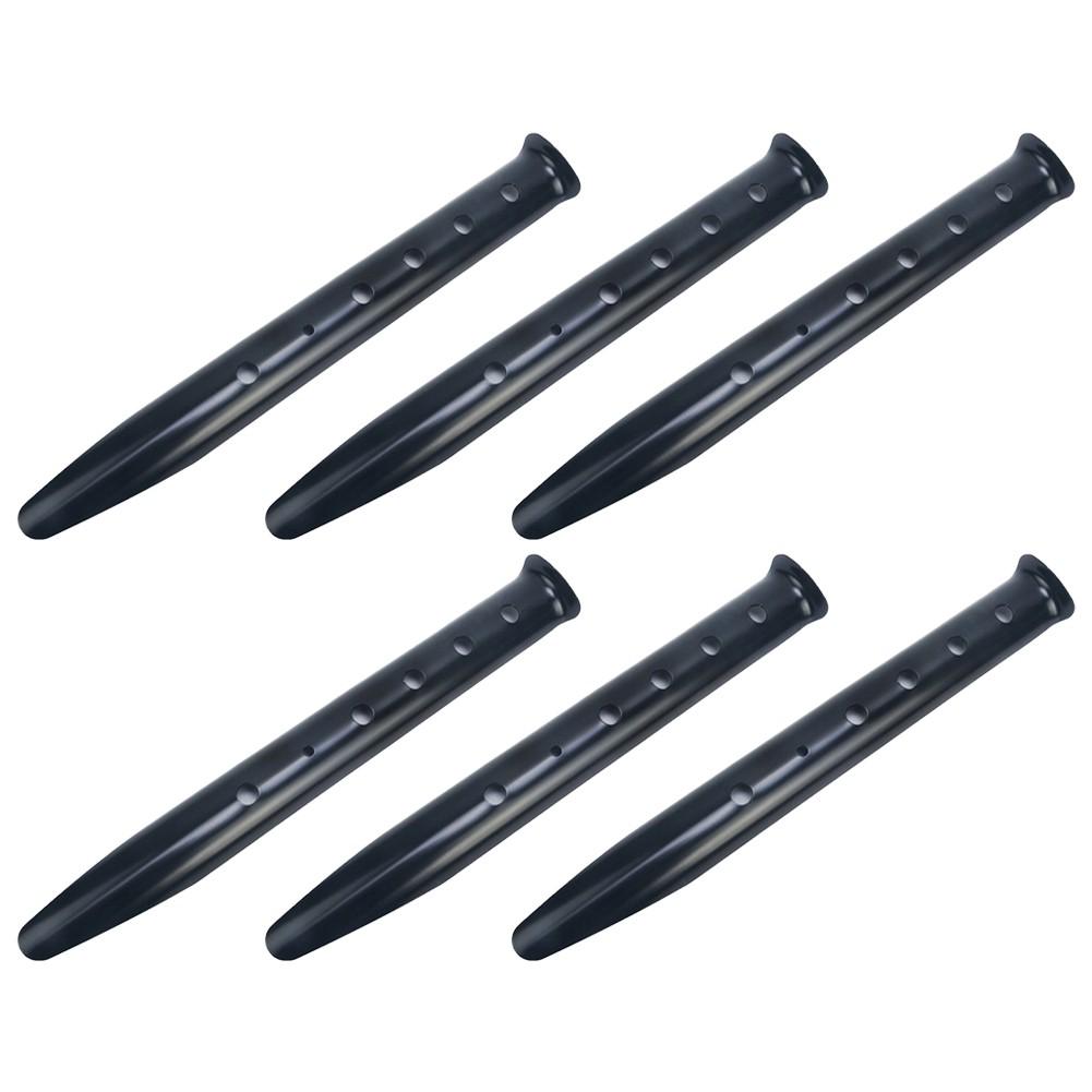 Beach Camping Pegs Snow Tent Stakes U-shaped Sand Tent Pegs чёрный