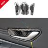 For Hyundai Elantra 2021-23 Style Carbon Fiber Car Inner Door Bowl Sticker Trim