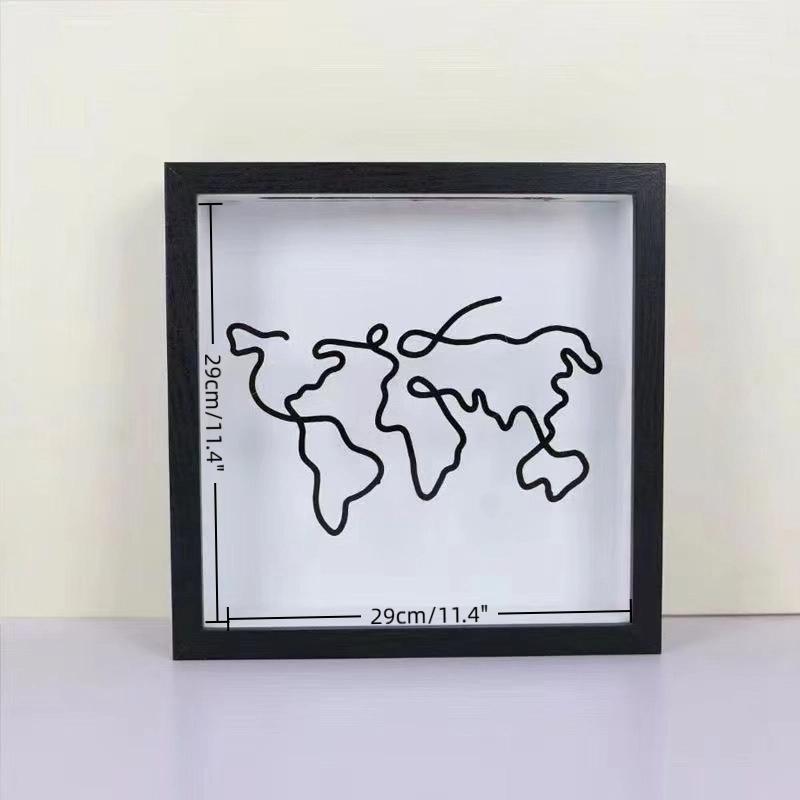 Adventure Archive Box Travel Shadow Box Po Frame Memory Box For Ticket Stamp Collection Holder Money Saving Boxes