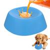 Bone Broth Dog Lick Bowl, 3/4 Cup Yogurt Pup Lick Toy for Large Medium Small Breeds Dietary Supplement/Post-op Nutrition