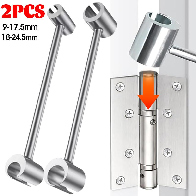 Double Head Hinge Gap Adjusting Tool Labor Saving Repair Wrench for Door Cabinet Furniture Home Use with Round Bolt Hand Tools