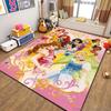 Beautiful All Princess Theme Cartoon Carpet for Living Room Bedroom Sofa Doormat Decor Rug Kid Non-slip Floor Mat Girl Nice Gift