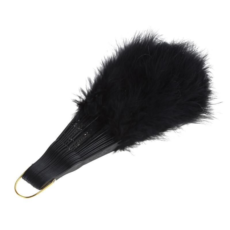 Folding Feather Fan Handheld Fairy Fan New Year Birthday Gift Supplies