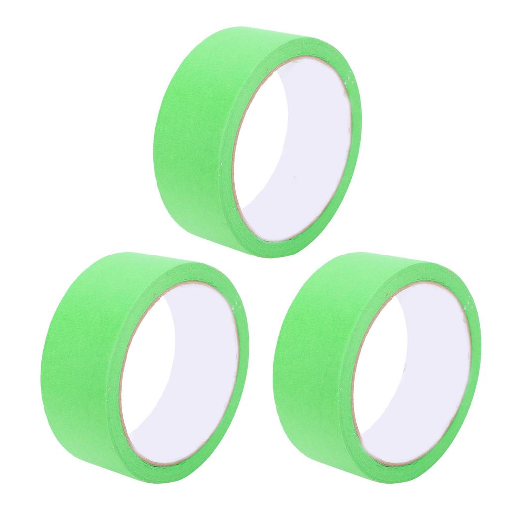 3Pcs Painters Tape Adhesive Masking for Car Painting Manual Grouting Decoration Tool Easy Removal 35mm 20m