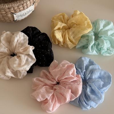 Eleganter Retro-Stil Französischer Luxus High-End Punktuelles Haarband - Schlicht Künstlerisch Hochelastisches Haarband Haaraccessoire