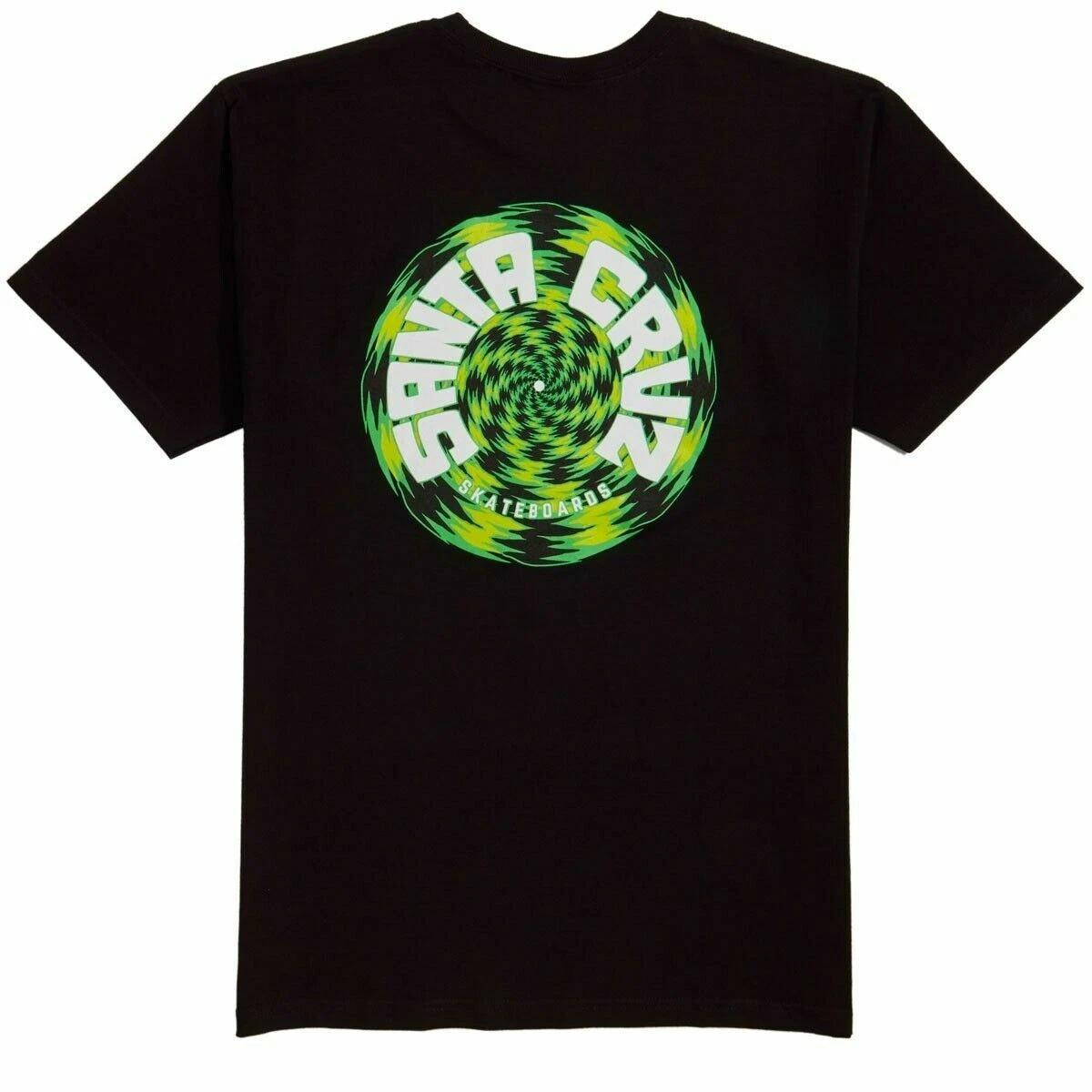 Santa Cruz TORTILE Skateboard T Shirt BLACK S