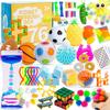 76 Pack Sensory Fidget Toys Set, Stress Relief and Anti-Anxiety Bundle Sensory Toys for Kids Adults, Cool Fidget Packs with Mochi Squishy, Magic