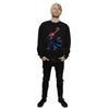 Star Wars Mens Darth Vader Christmas Candy Cane Sweatshirt