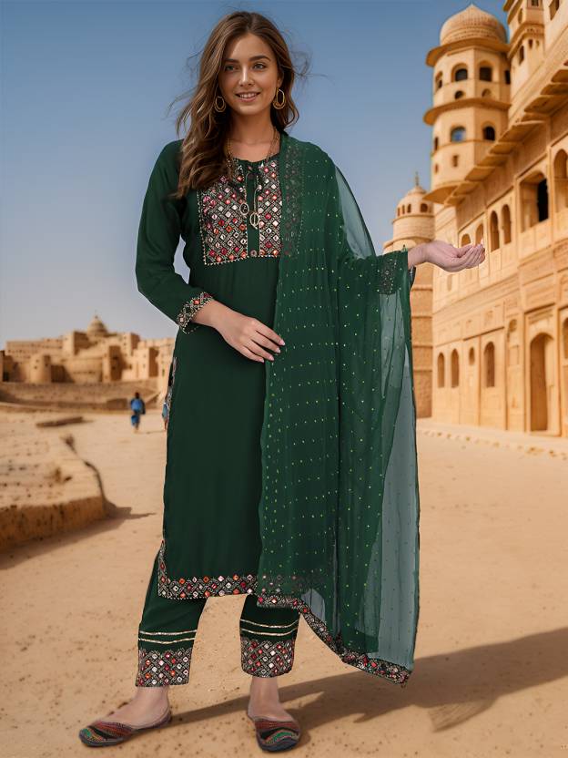 Women Indian Designer Kurti Salwar Suit