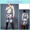 Hoogwaardige Attack on Titan Shingeki No Kyojin harnasriem voor stijlvolle cosplay
