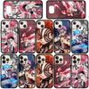 Phone Case for iPhone 17 16 15 Xiaomi Poco F8 F7 X7 X6 M8 C85 C75 C71 Redmi Note 14 13 12 11 Pro Max A4 14C 13C 15C Akaza Demon Slayer Tanjirou Cover