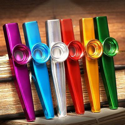 Classic Aluminum Kazoo Easy To Music Tool Companion Accompaniment Kazoo Play Guitar