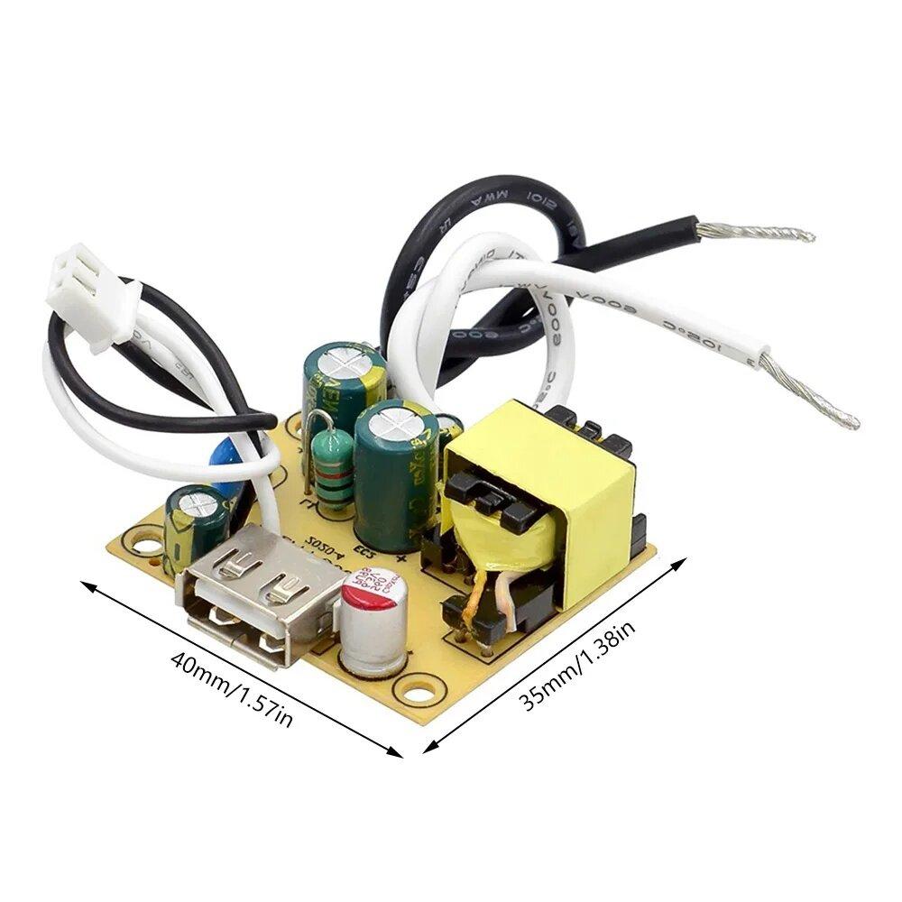 10 W 5 V 2 A AC-DC Moduł zasilania przełączającego Izolowane zasilanie AC 110 V 220 V do DC 5 V Przełącznik Przetwornica obniżająca napięcie Goła płytka drukowana