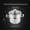 Shangheng 304 Stainless Steel Steamer Soup Pot with Lid