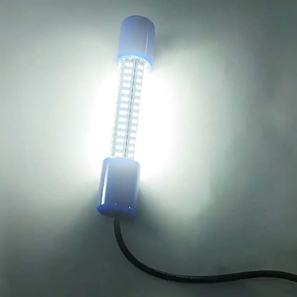 Portable Underwater Fishing Light 180 Beads Submersible Boat Lamp Lures Finder Lamp  Outdoor