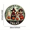 Vintage Halloween Metal Tin Sign Rustic Wall Art Retro Room Decor