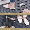 Simple Polyester Carpet Doormat, Solid Color Striped Door Floor Mat, Household Door Floor Mat Can Be Cut