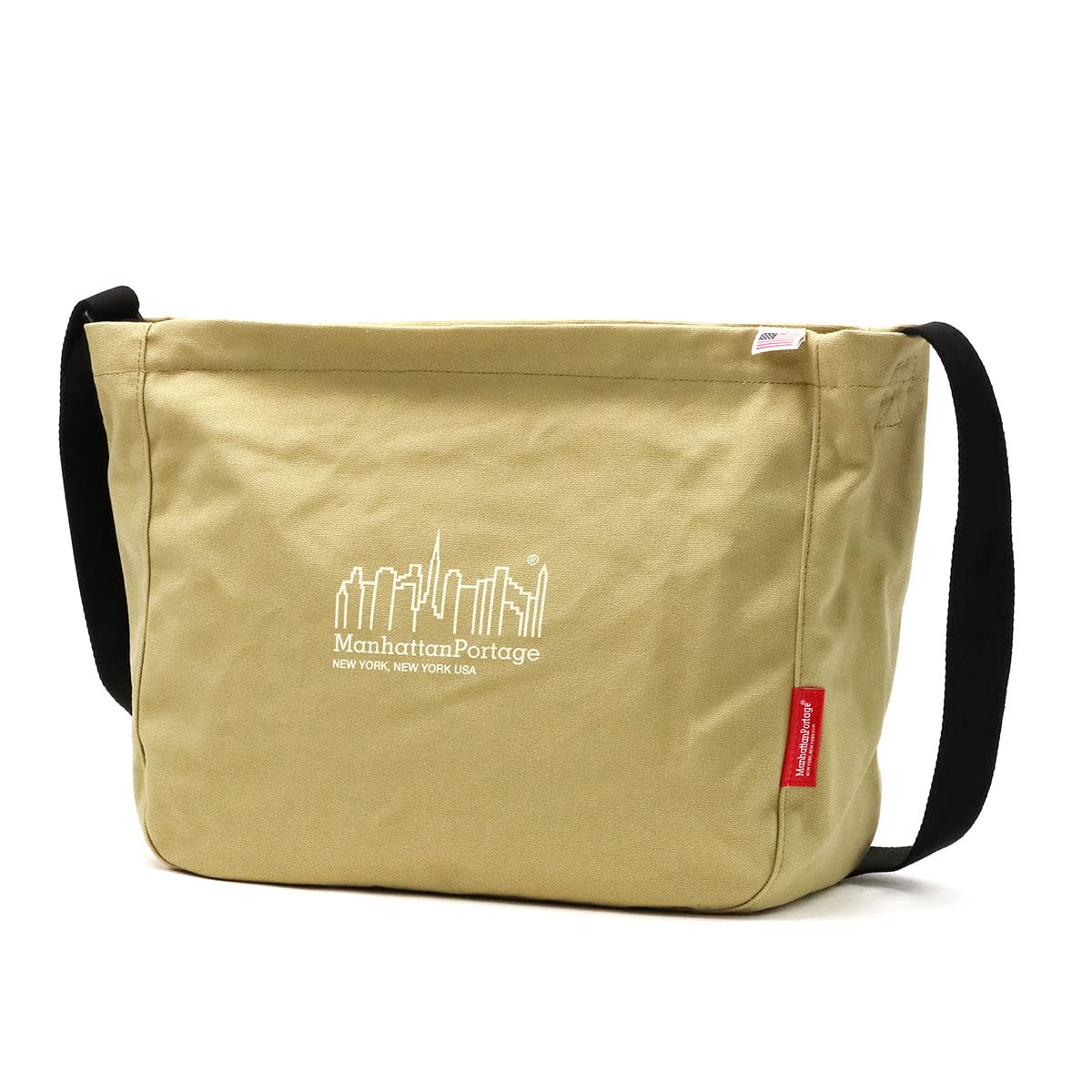 

Genuine Shoulder Bag Allen Street Shoulder Bag Canvas Beige [Manhattan Portage] [Official] бежевий