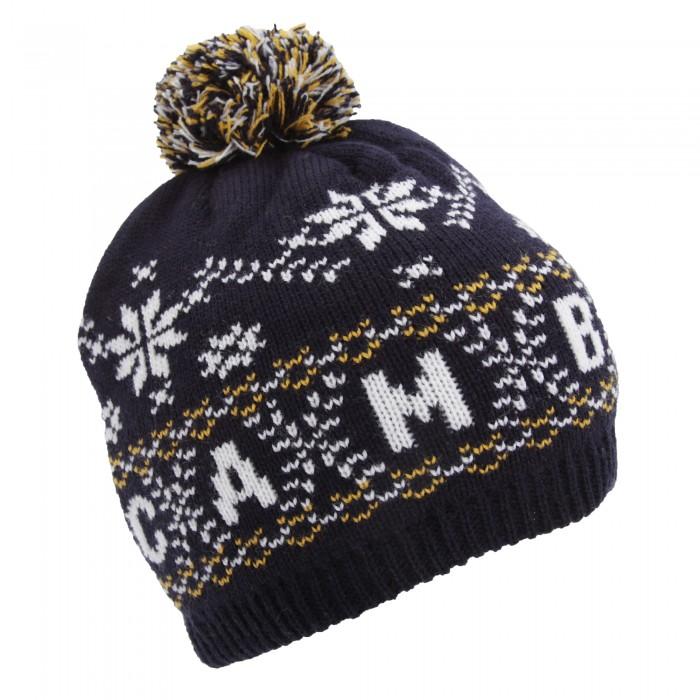 Unisex Fairisle Pattern Cambridge Winter Bobble Hat