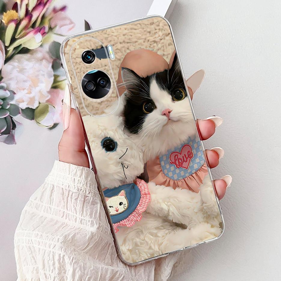 

For Honor 90 Lite Case CRT-NX1 Luxury Fashion Painted Cover Soft Slim Phone Case For Honor 90 Pro Honor90 Lite Back Cover Fundas Honor 90