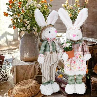 Easter Doll Retro Forest Series Handmade Large Shooting Props Window Decoration Living Room Ornaments
