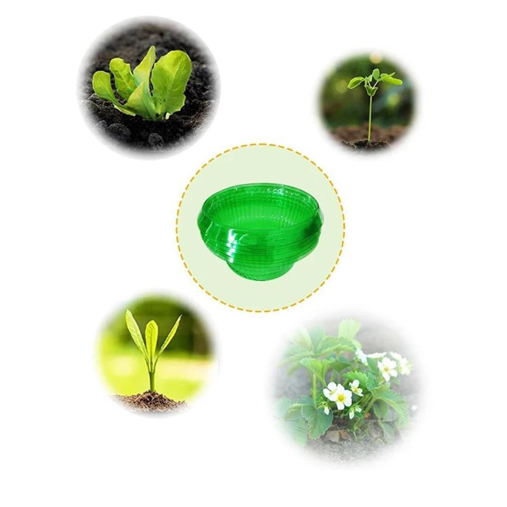 5PCS Snail Collars Plant Snail Collars Lightweight Reusable Plant Protection Collars Plastic Agricultural Plant Snail Guard