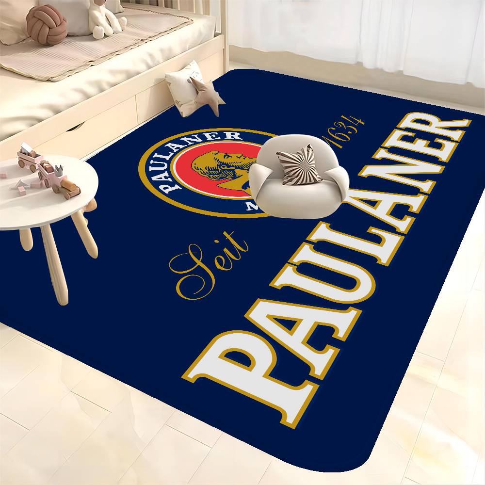 German Beer Paulaner Entrance Door Mat Nordic Style Bedroom Living Room Doormat Home Balcony Anti-Slip Modern Home Decor