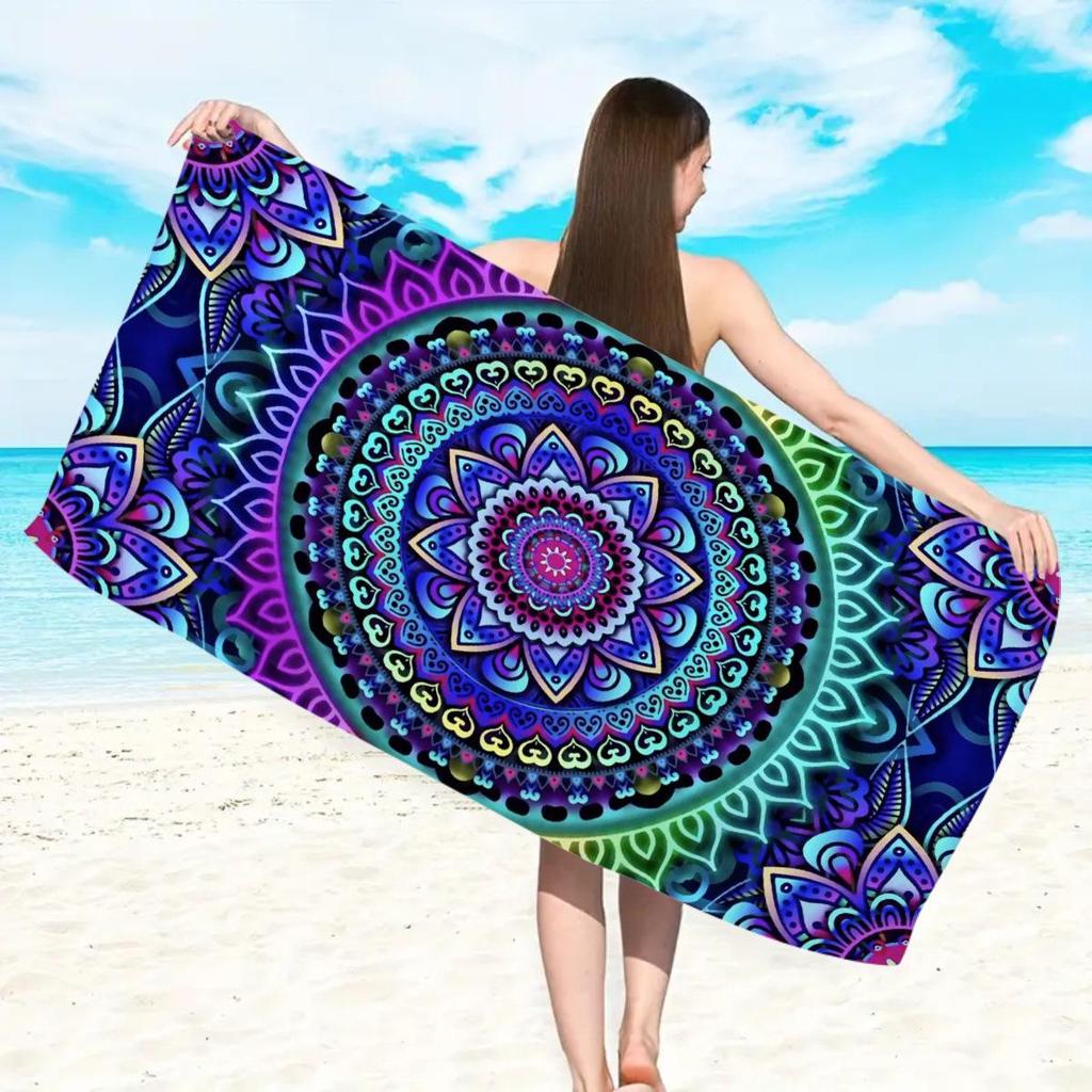 Hot-Selling Quick-Dry Thick Beach Towel - Large, Soft, Absorbent, 250g