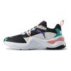 Puma Rise Extravaganza Low Top Dad Shoes Women Sneaker Black Blue 373446-03