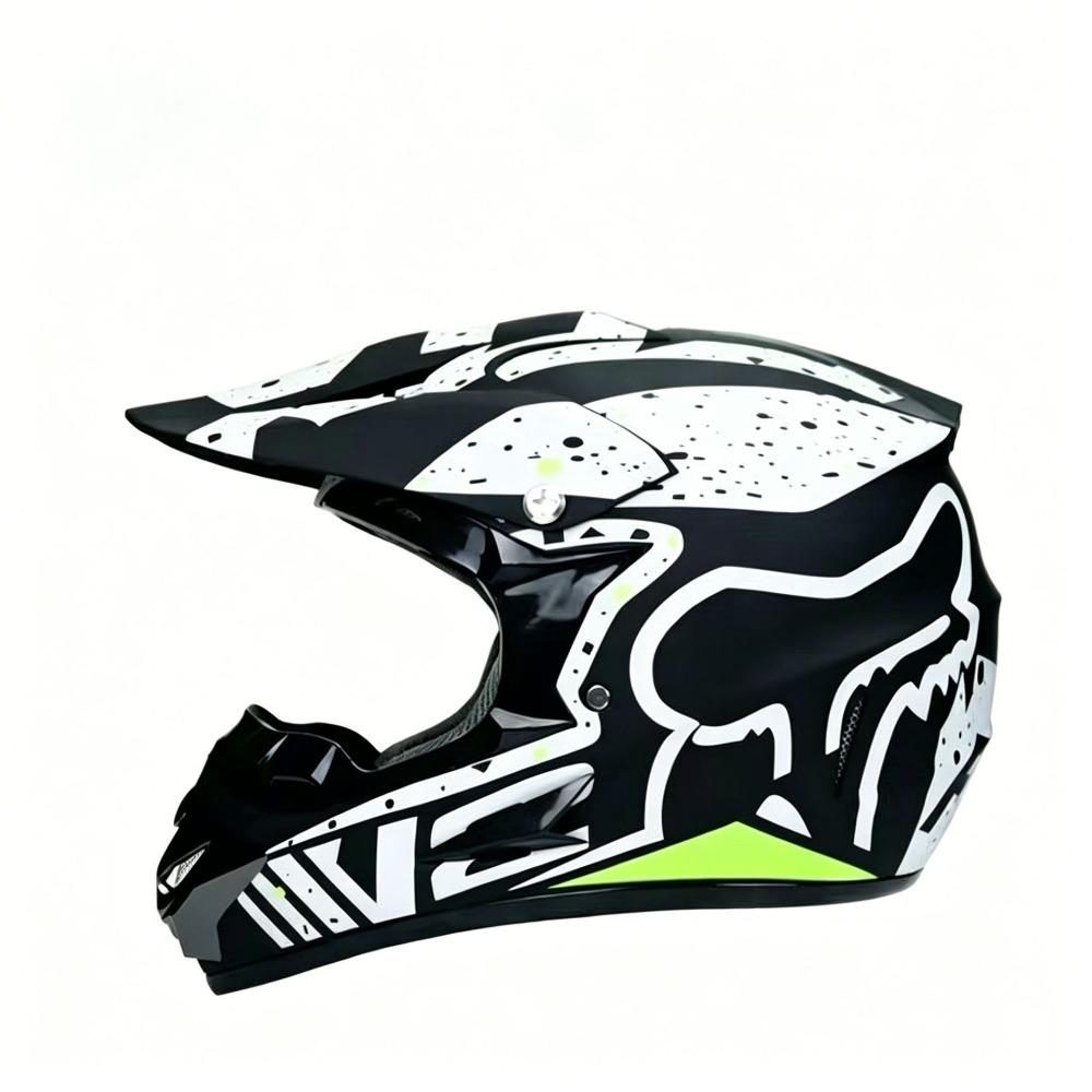 Motorcycle Helmet Off-Road Racing Riding Helmet ABS Breathable Mountain Bike Helmet Color Off-Road Helmet
